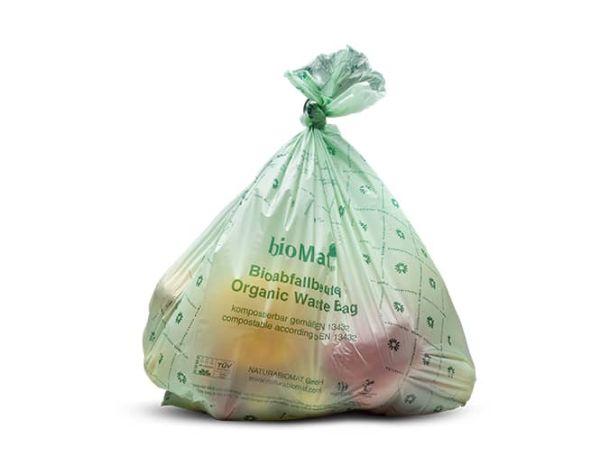 Printed Loop Handle Biodegradable Bag, Capacity: 5kg